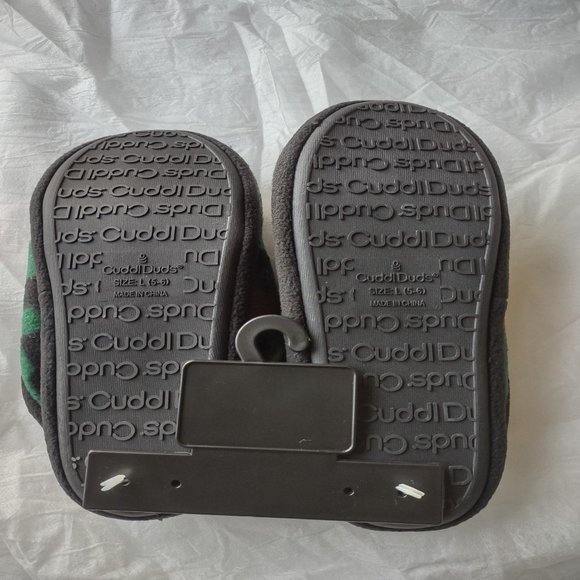NWT Cuddl Duds Camo Fleece Clog Slippers Boys Large 5-6 (L) - Picture 4 of 6